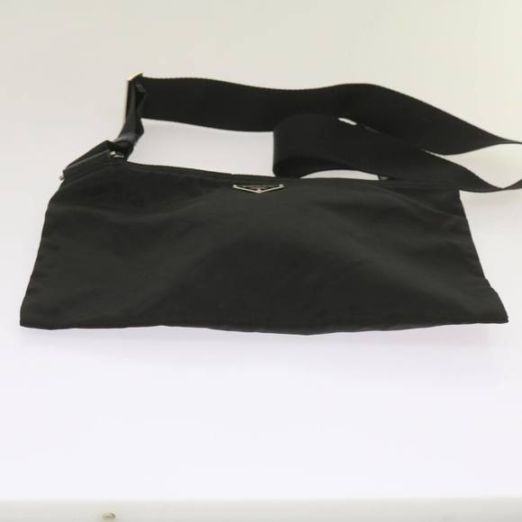 PRADA Shoulder Bag Nylon Black Auth am5780 - Picture 5 of 16